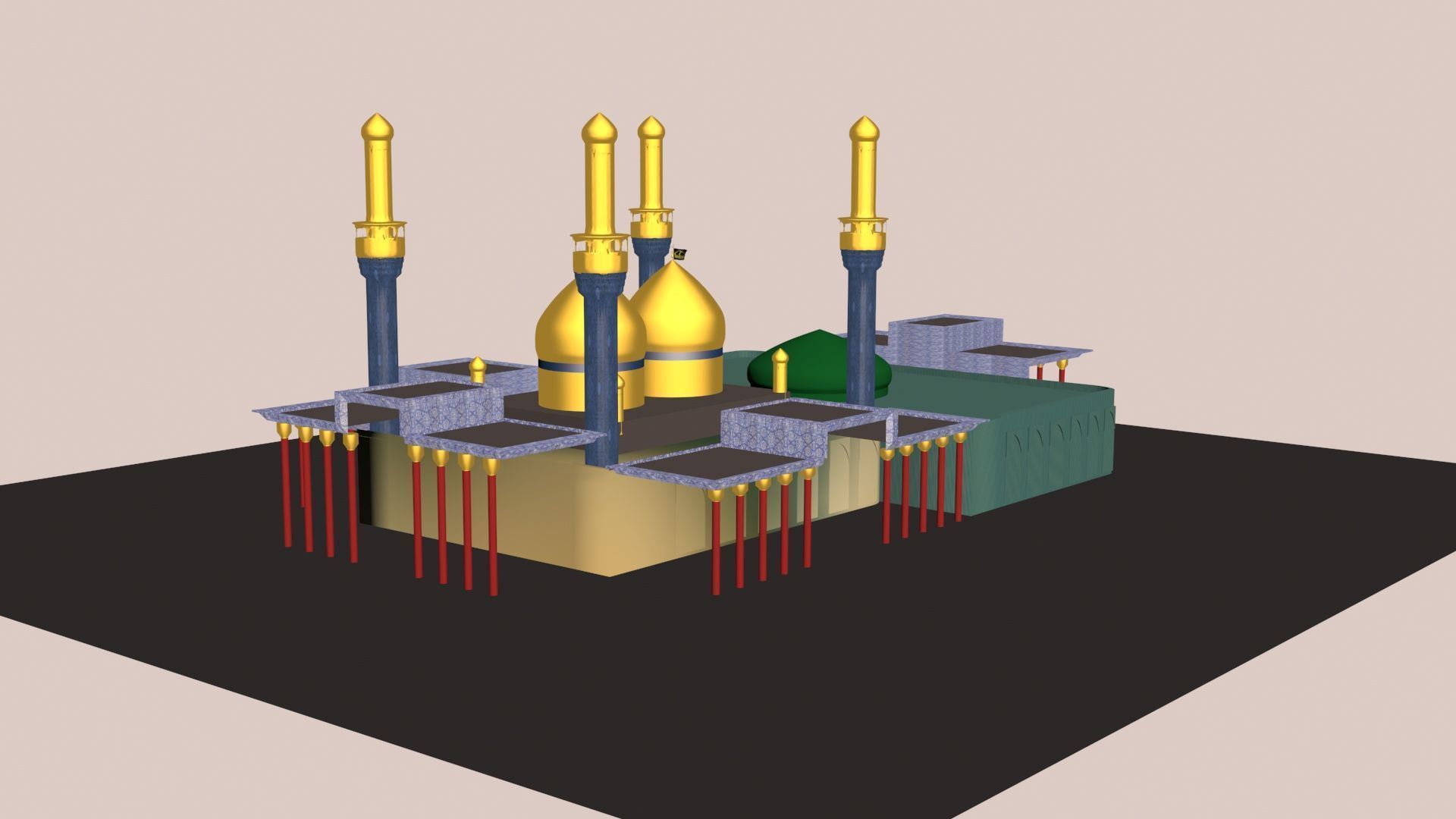Holy Kadhimiya 3D model_2