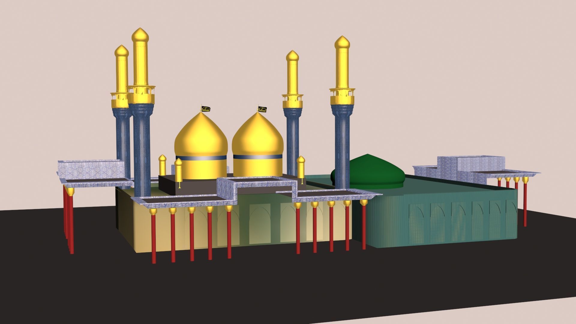 Holy Kadhimiya 3D model_1