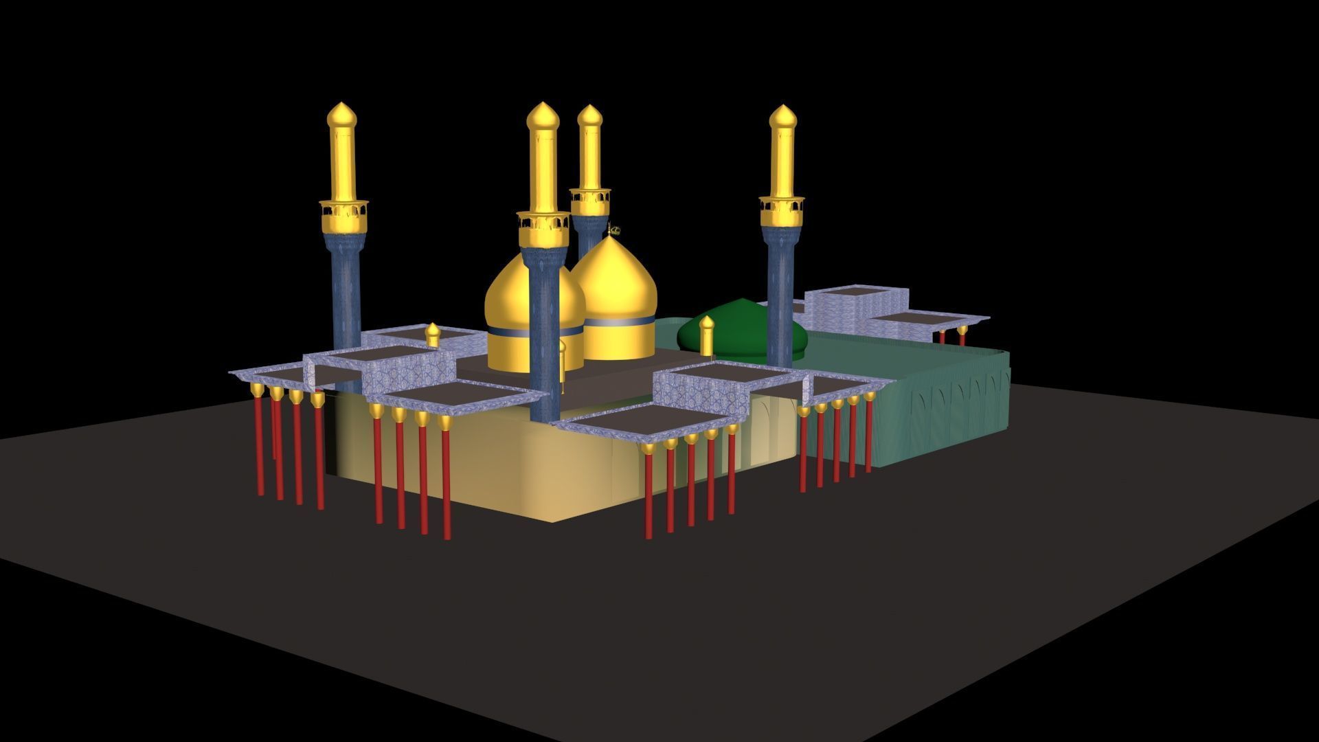 Holy Kadhimiya 3D model_3