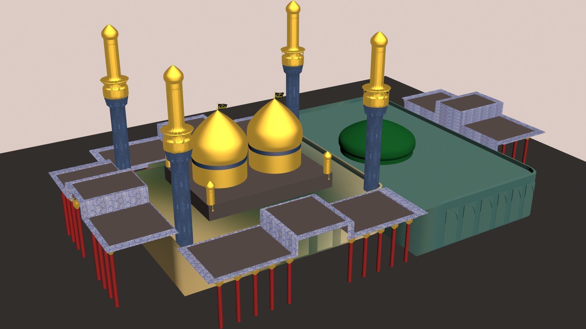 Holy Kadhimiya 3D model_4