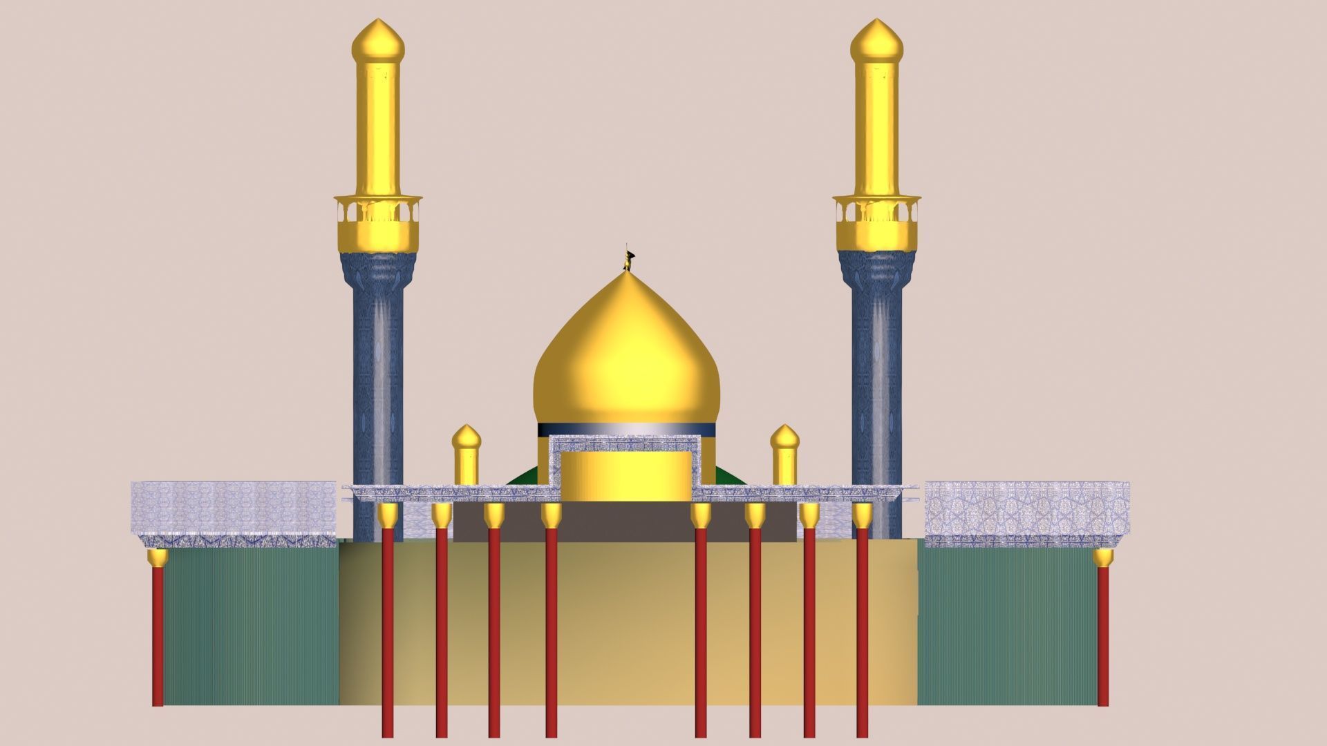 Holy Kadhimiya 3D model_6