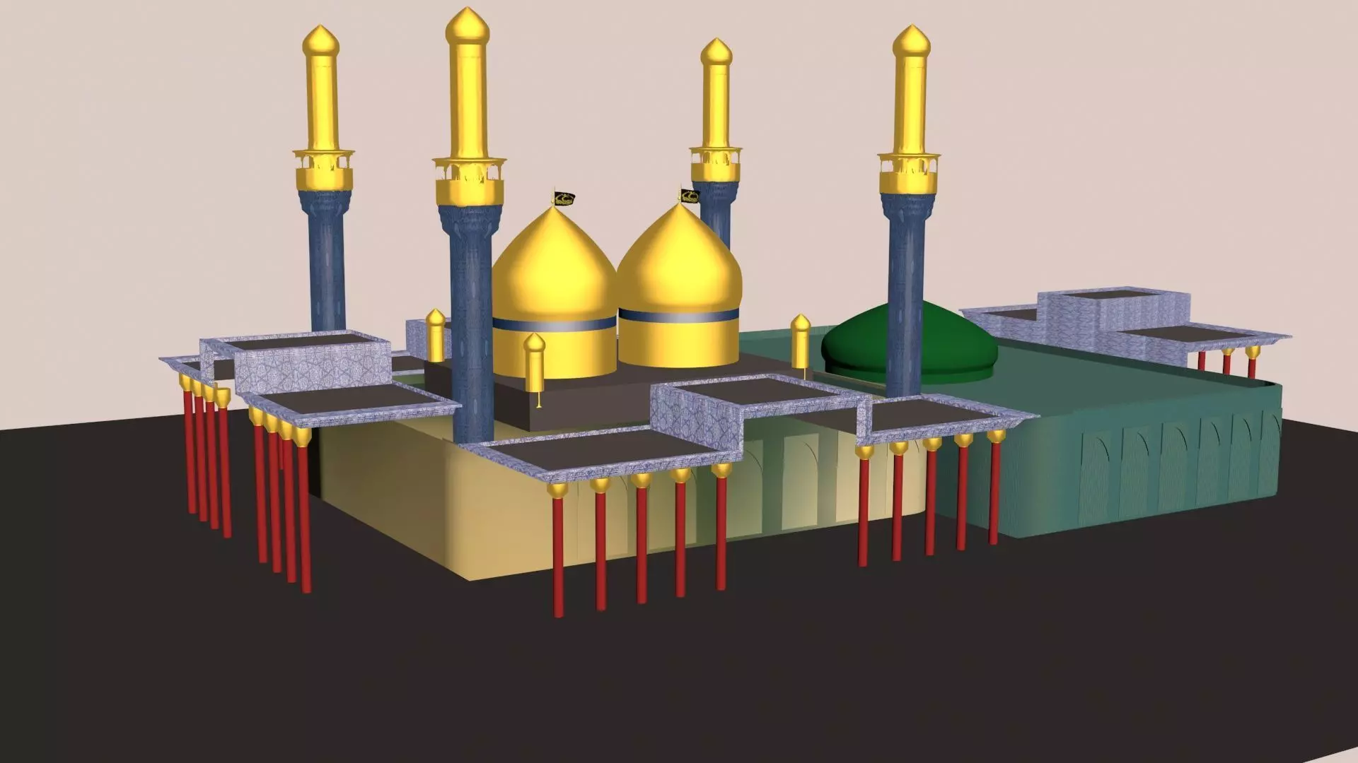 Holy Kadhimiya 3D model_0