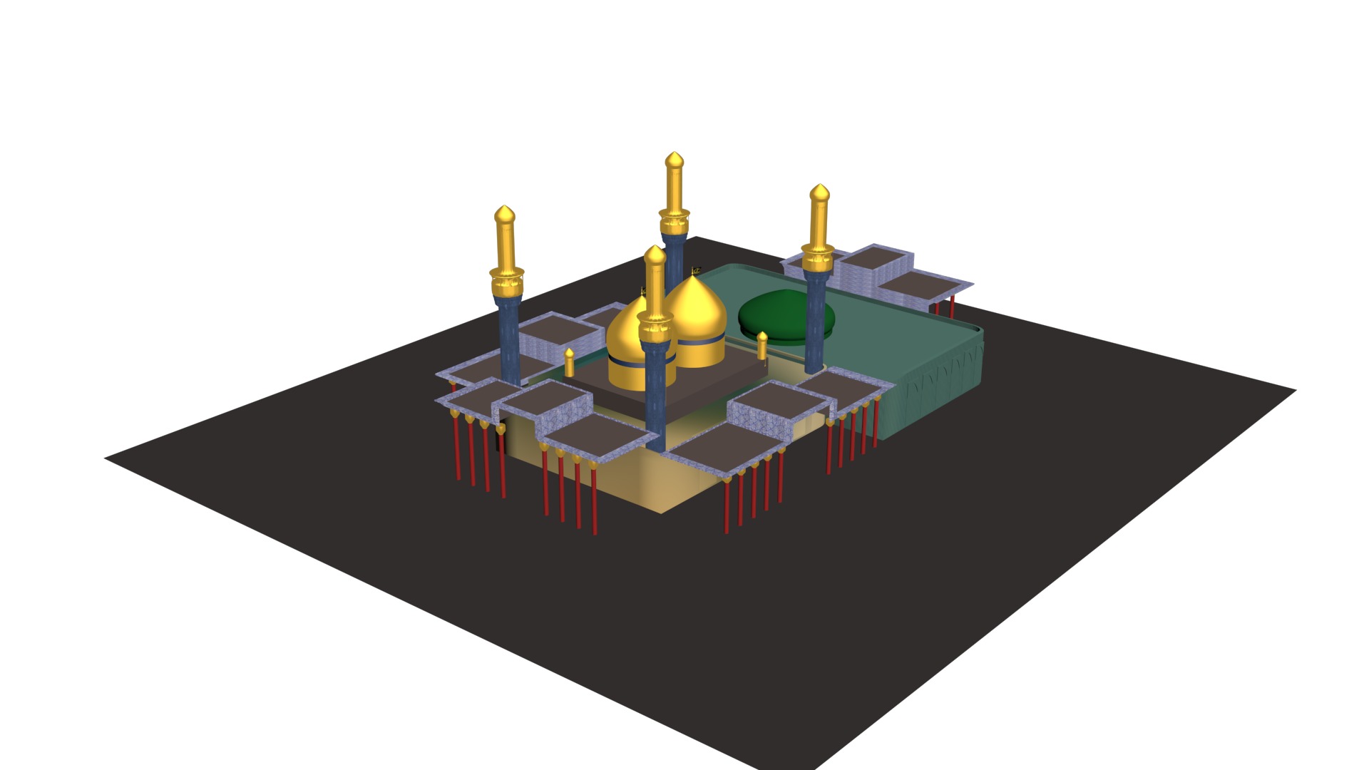 Holy Kadhimiya 3D model_9