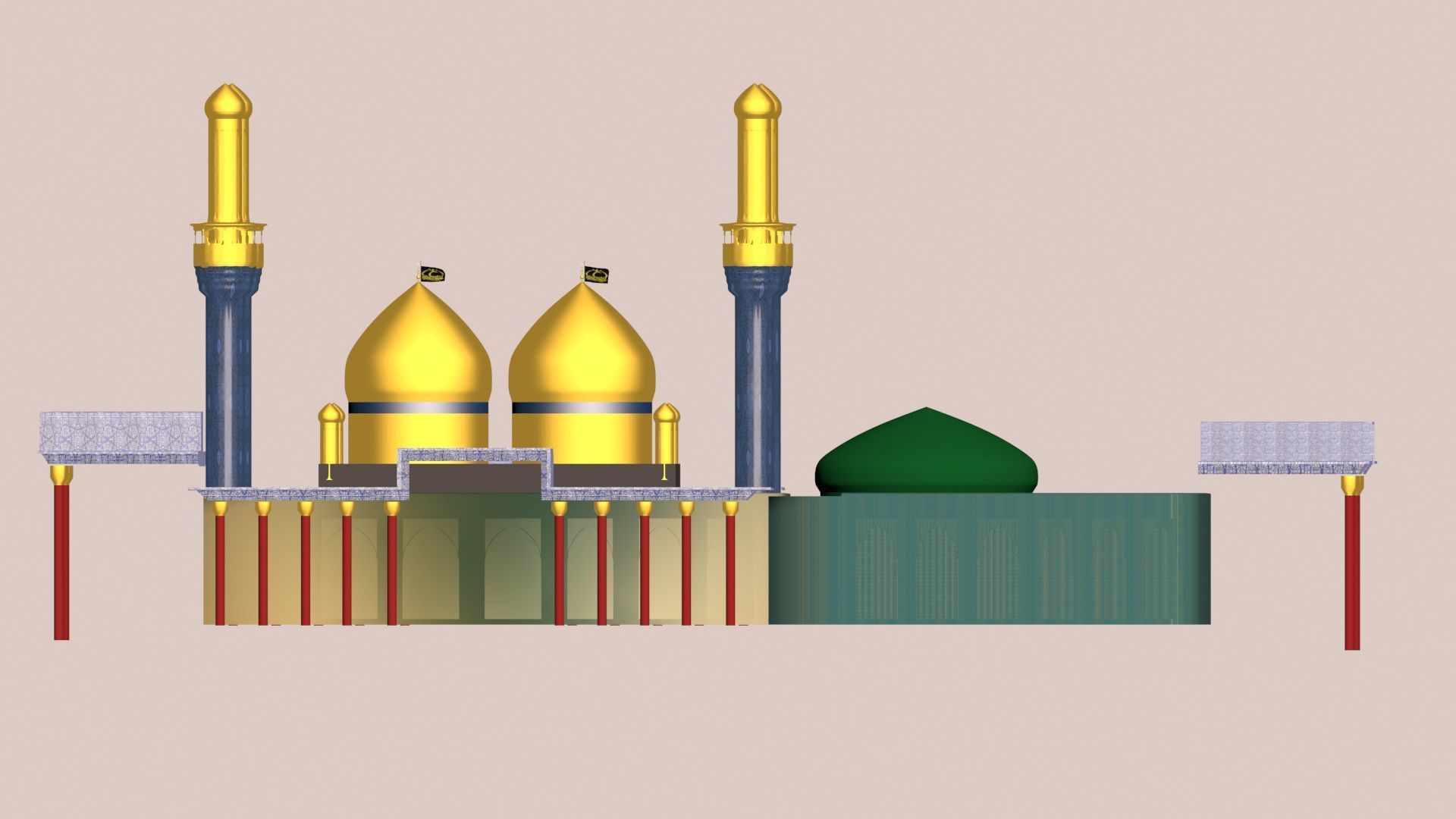 Holy Kadhimiya 3D model_5