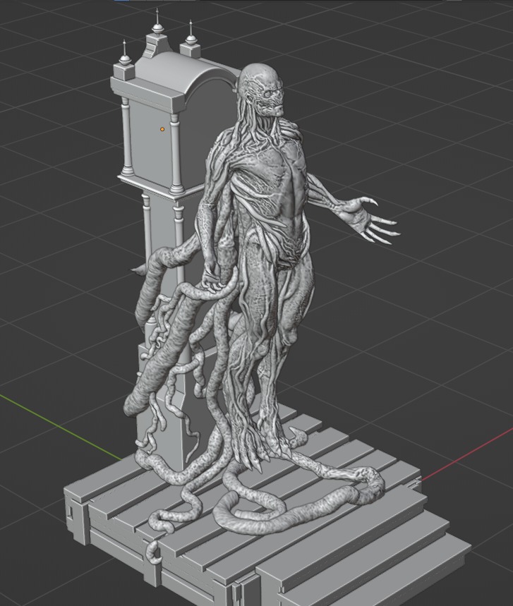 Vecna stranger things printable 3D print model_2