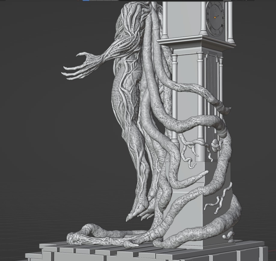 Vecna stranger things printable 3D print model_4