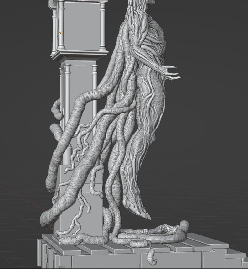 Vecna stranger things printable 3D print model_5