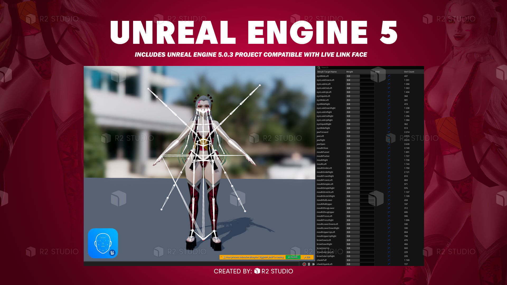 Daki - UE5 - Blender 3D Model Low-poly 3D model_15