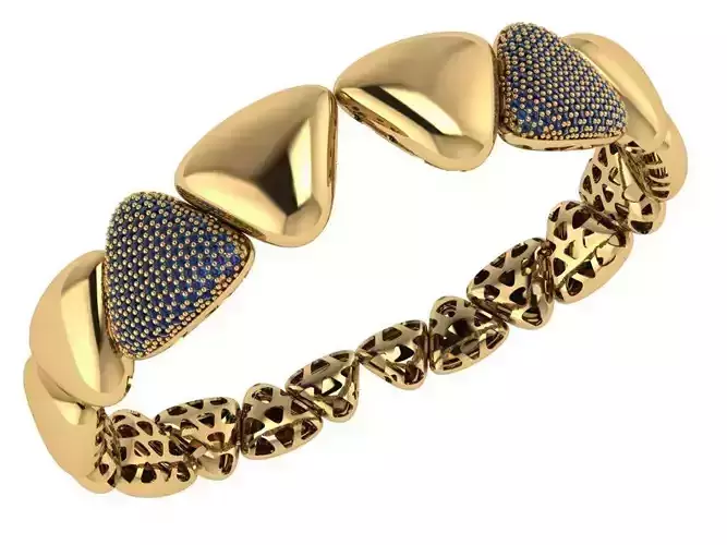 elegant bracelet model 3D print model