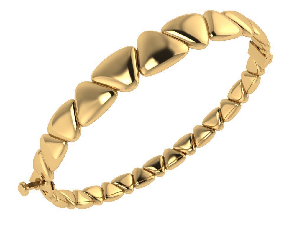 elegant bracelet model 3D print model 3D print model_3