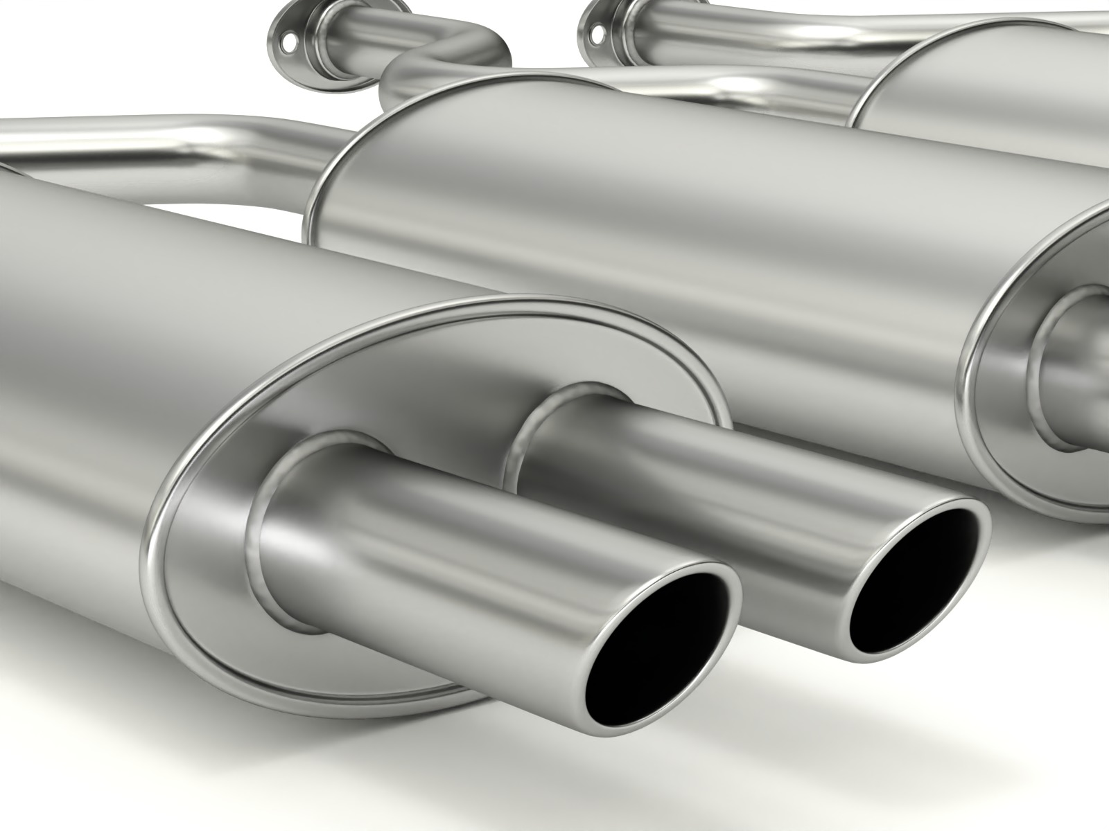 Simple Exhaust Set 3D model_6