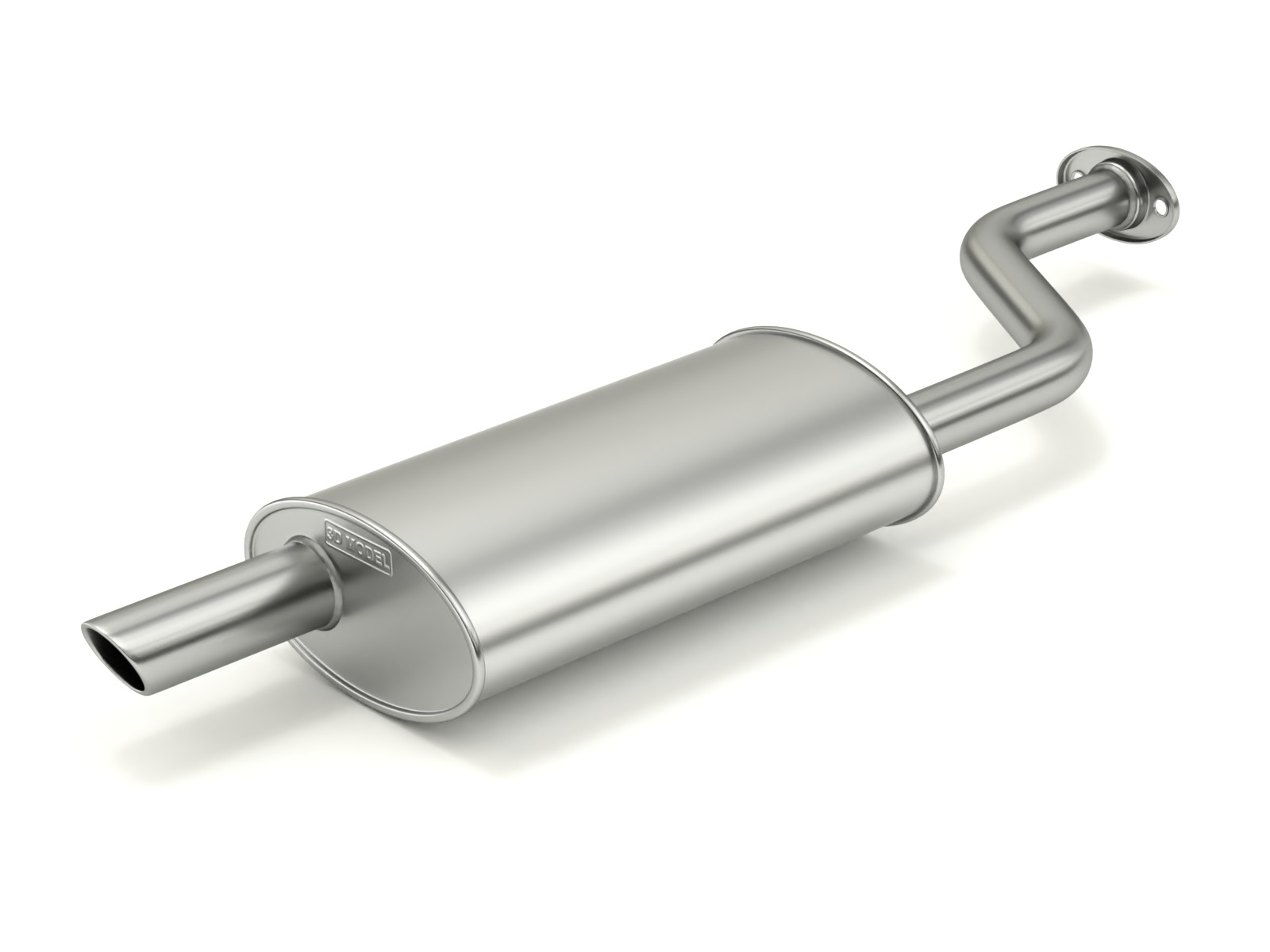 Simple Exhaust Set 3D model_5