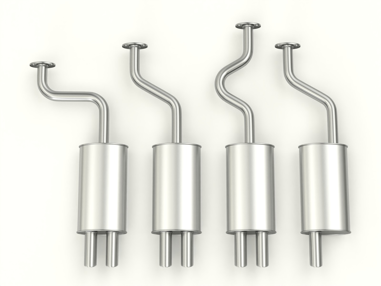 Simple Exhaust Set 3D model_8