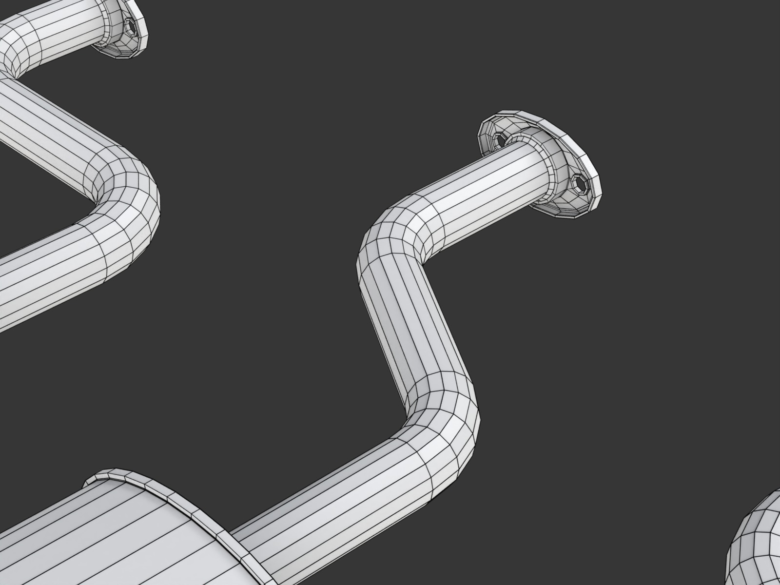 Simple Exhaust Set 3D model_16