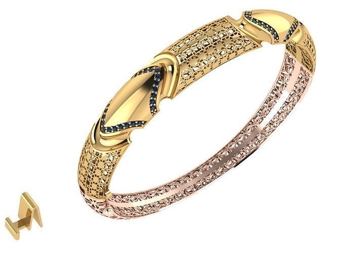 elegant bracelet model 3D print model 3D print model