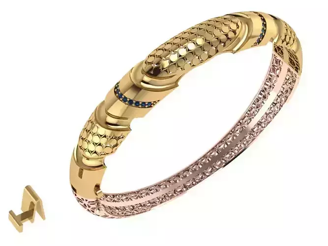 elegant bracelet model 3D print model