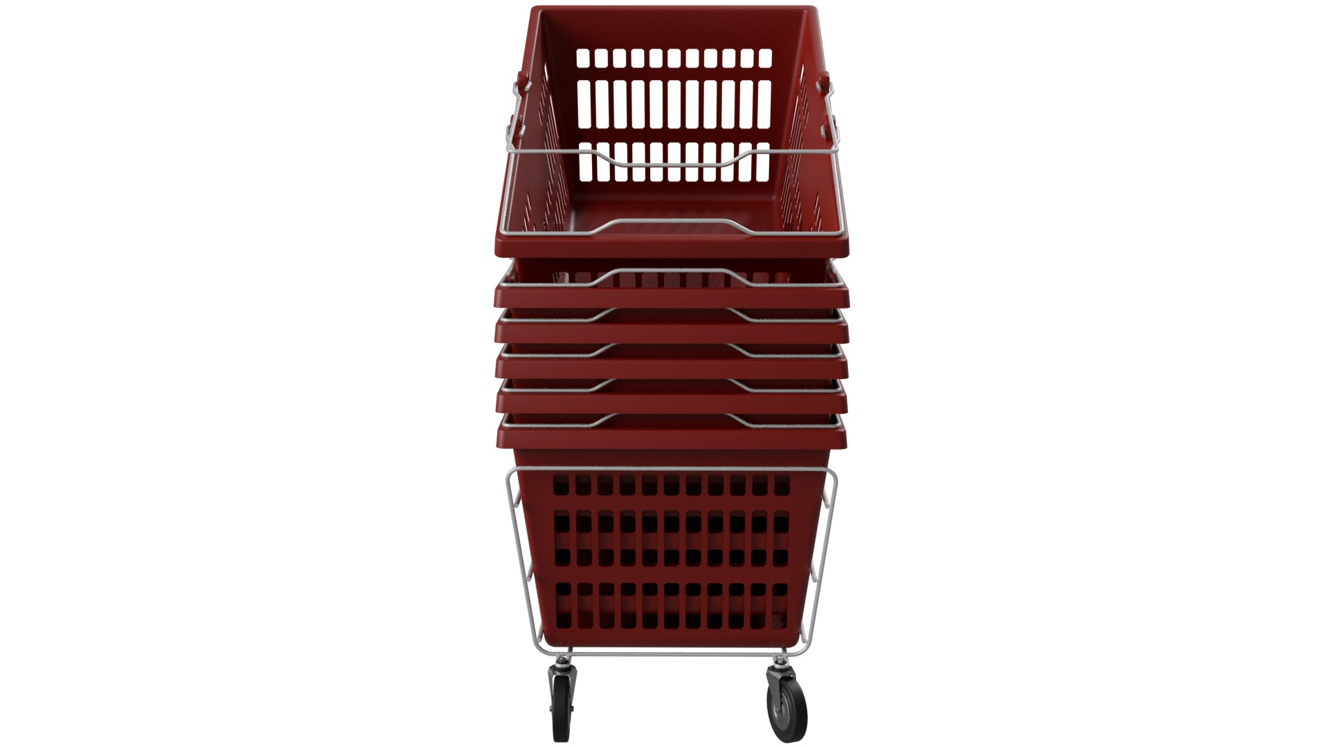 Supermarket Baskets 3D model_3