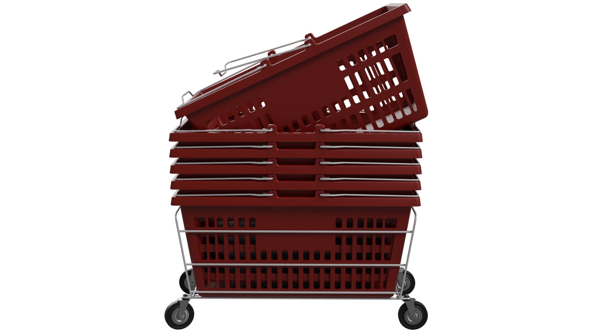 Supermarket Baskets 3D model_5