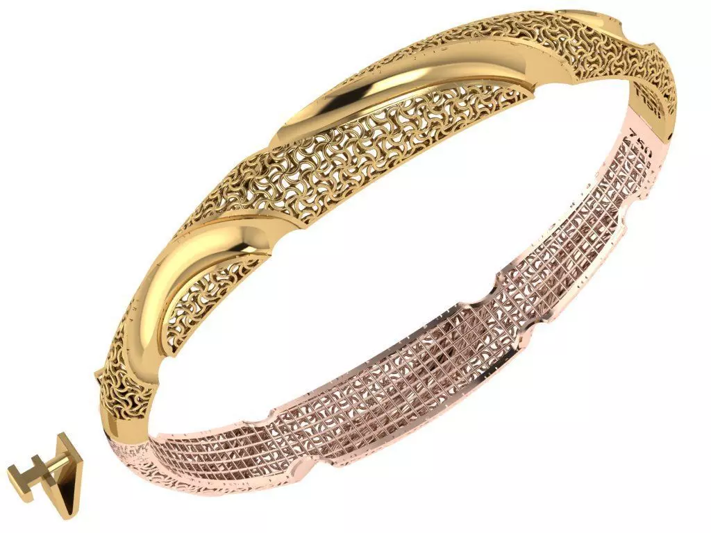 elegant bracelet model 3D print model 3D print model_0