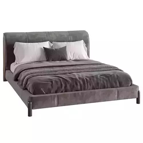 Gray Bed by Laskasas