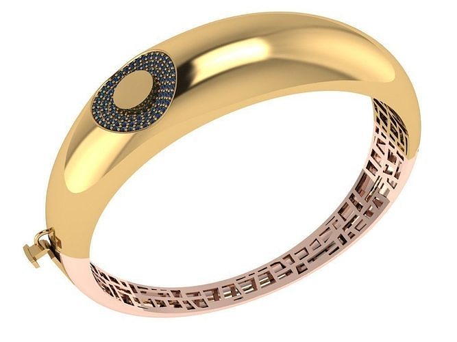 elegant bracelet model 3D print model 3D print model