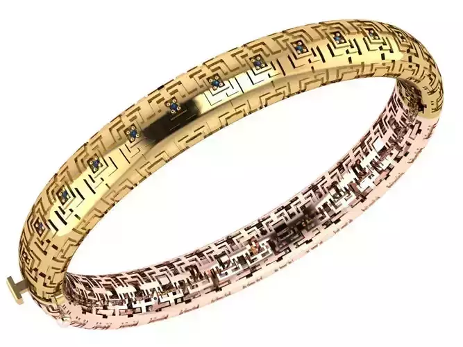 elegant bracelet model 3D print model