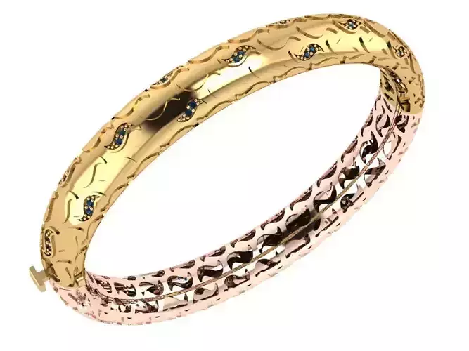 elegant bracelet model 3D print model