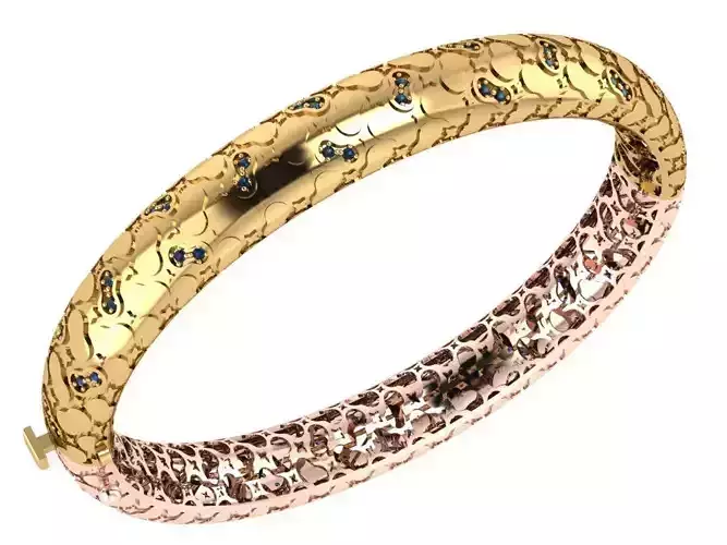 elegant bracelet model 3D print model 3D print model