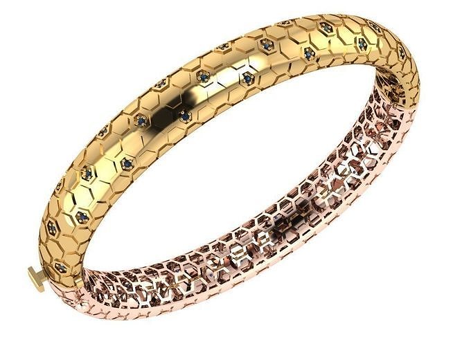 elegant bracelet model 3D print model 3D print model