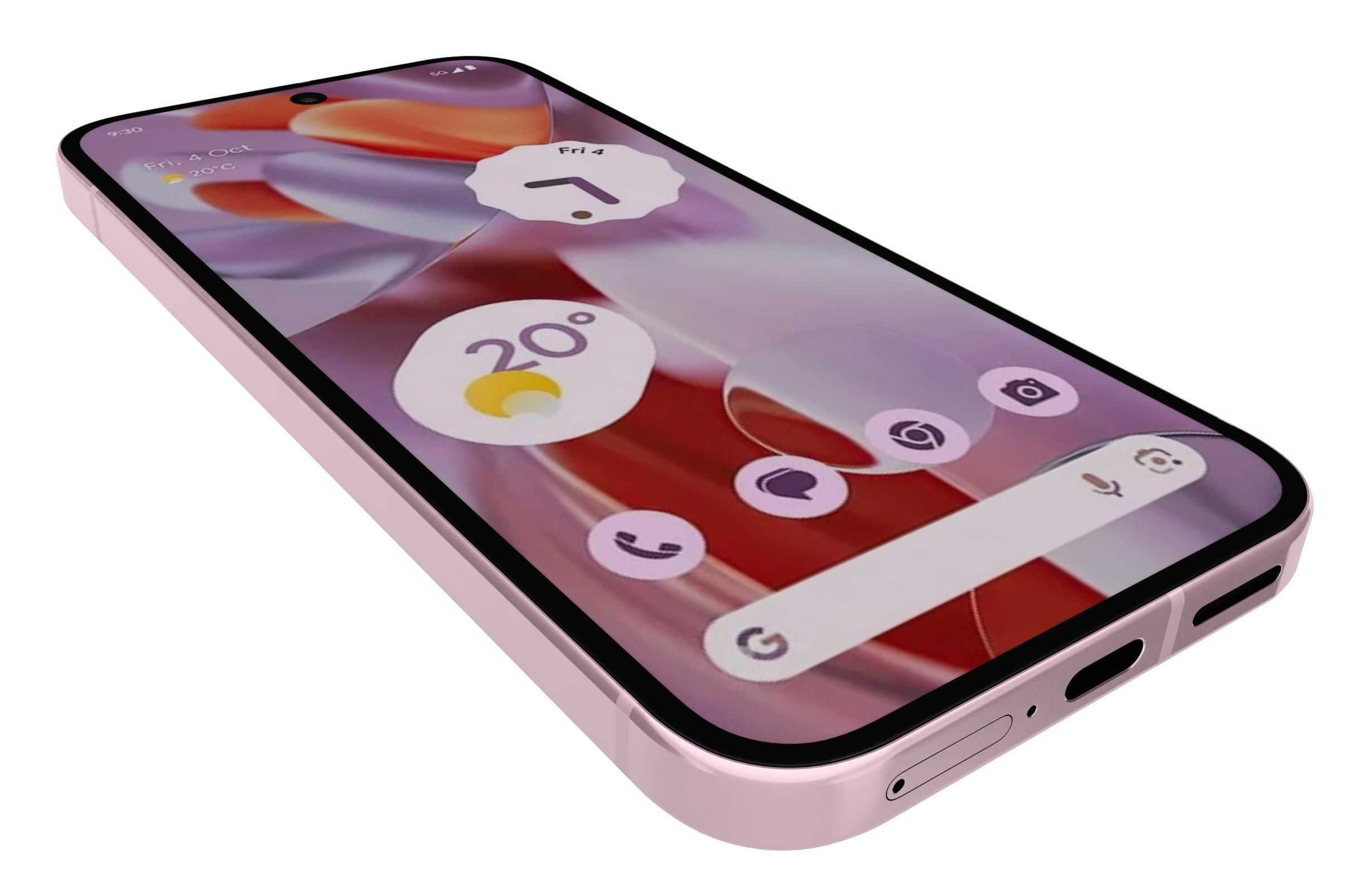 Google Pixel 9 Pro XL Rose Quartz 3D model_12
