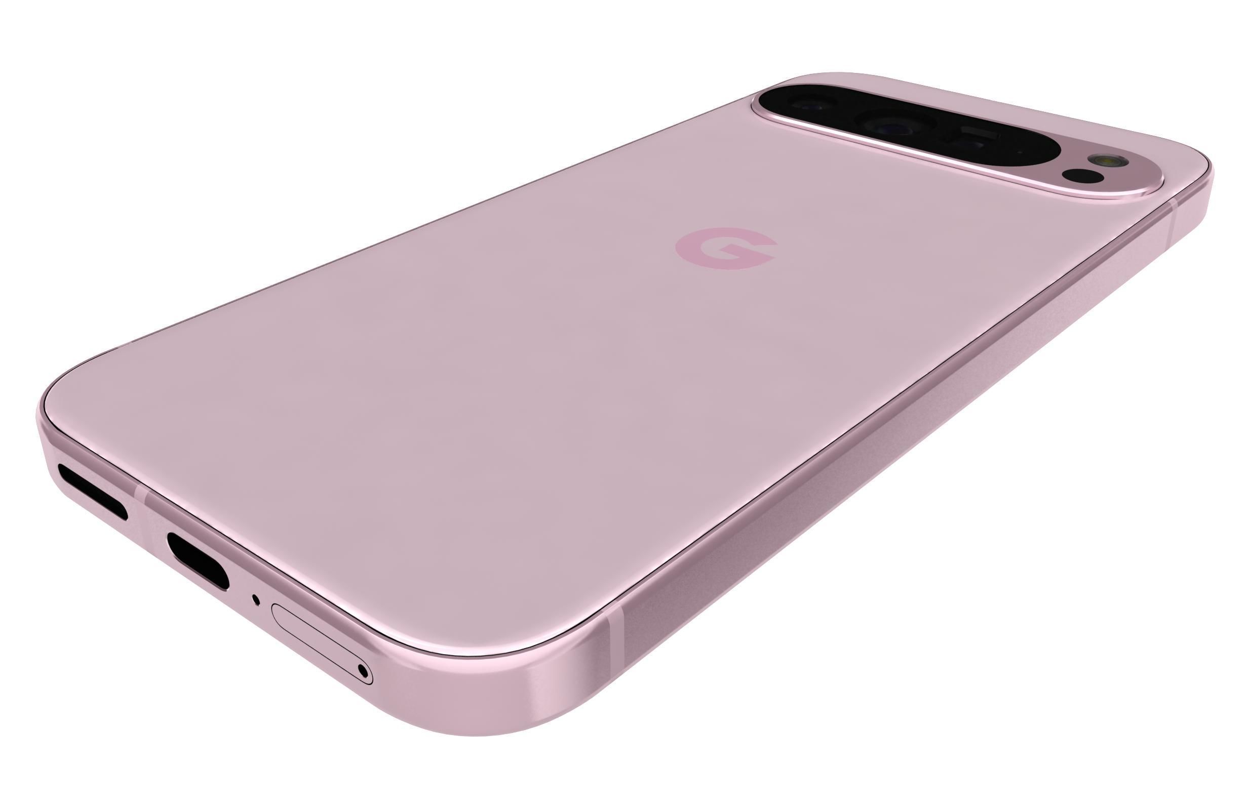 Google Pixel 9 Pro XL Rose Quartz 3D model_14