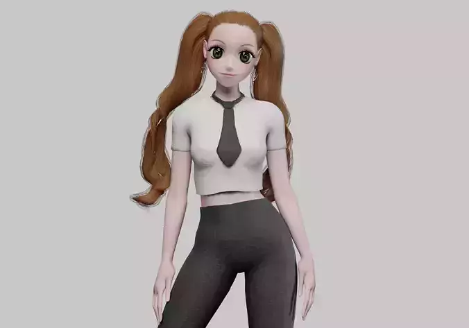 Standard anime girl V40580 