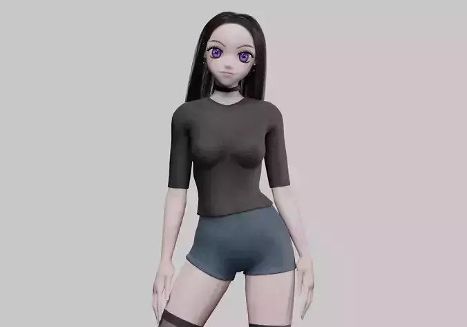 cute classic girl V31786 