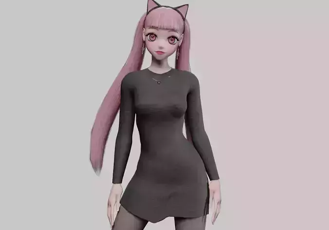 cute Basic girl V29765 