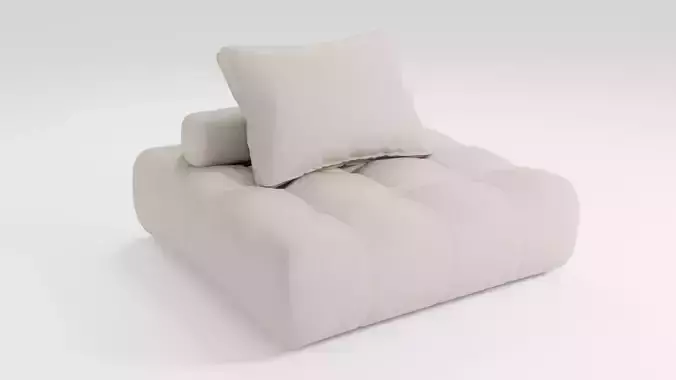 Modular sofa in modern Scandinavian style