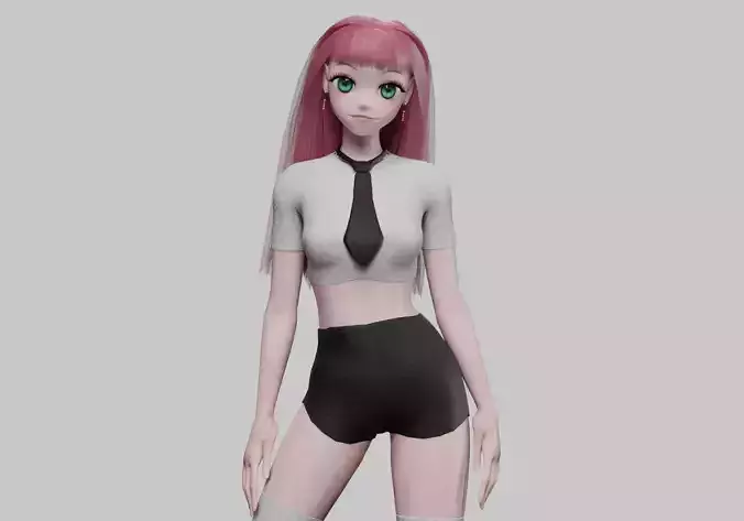 anime stylized girl V29015 