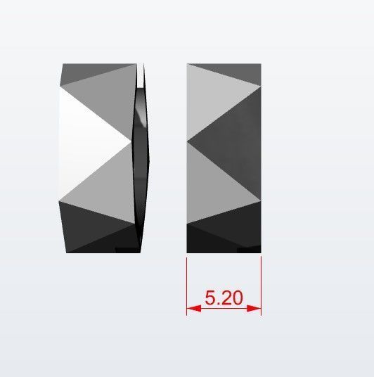 Earrings 3D print model_3