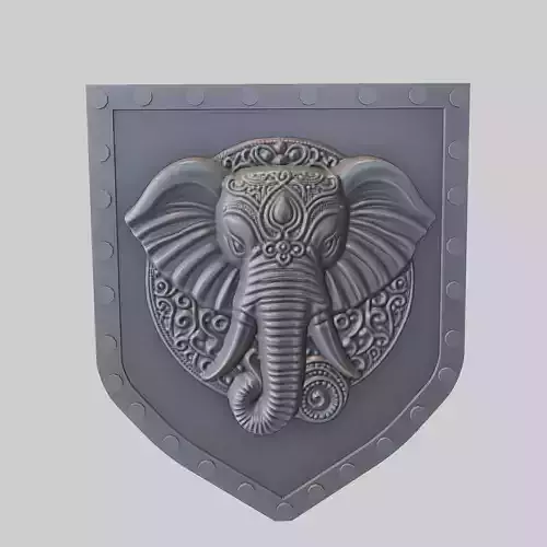 Elephant Animal Wall Elephant Animal Medallion 