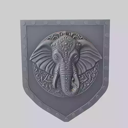 Elephant Animal Wall Elephant Animal Medallion 