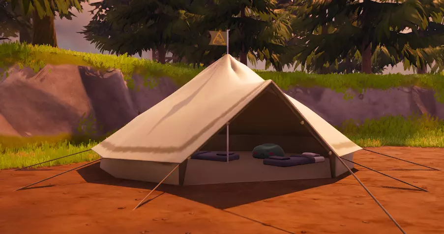 Bell Tent Low-poly 3D model