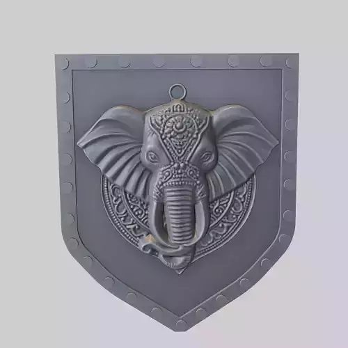 Elephant Animal Wall Elephant Animal Medallion 