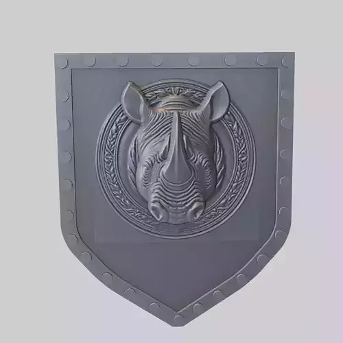 Rhino Animal Wall Rhino Animal Medallion 