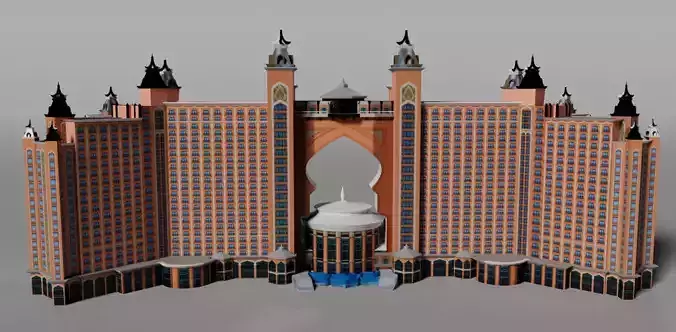 Atlantis The Palm Dubai 3D model