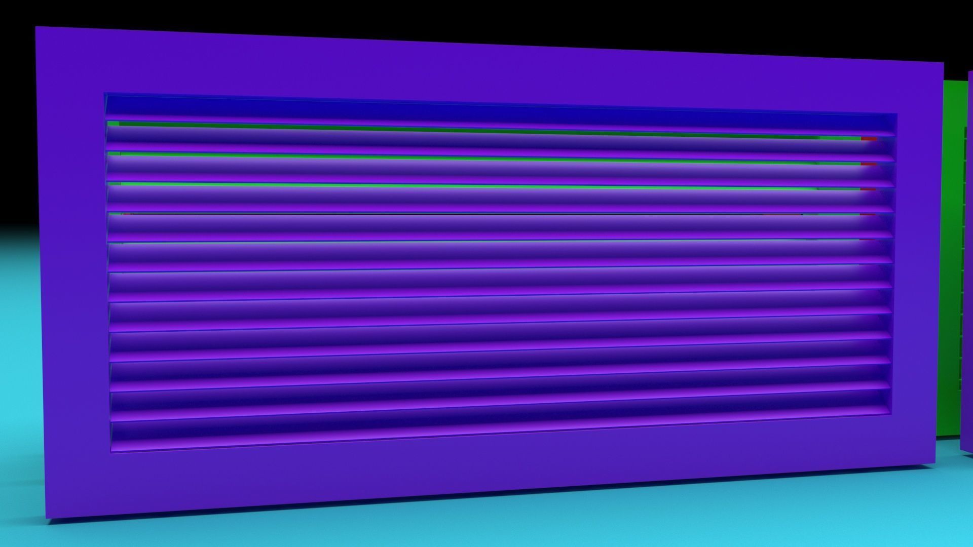 Colored Vent Covers Set 3D model_30