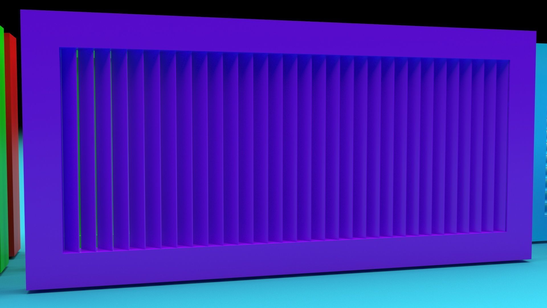Colored Vent Covers Set 3D model_32