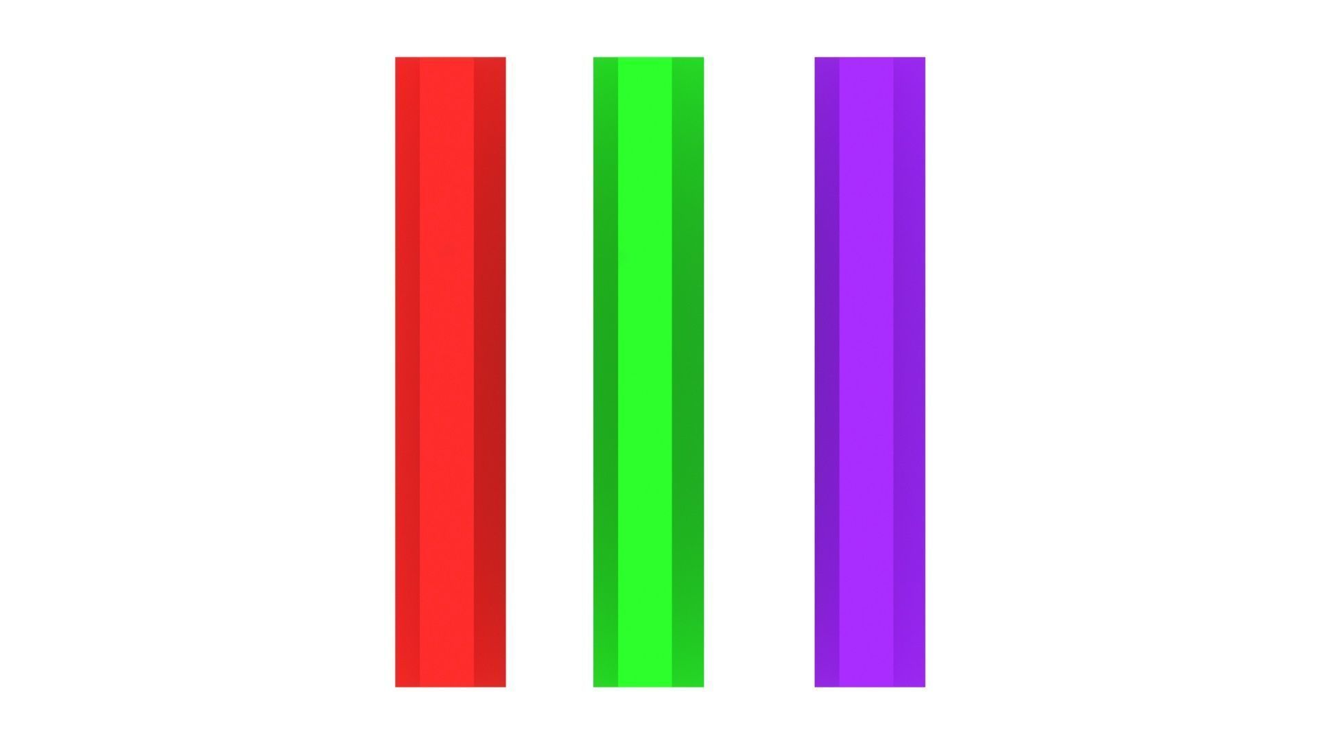 Colored Vent Covers Set 3D model_10