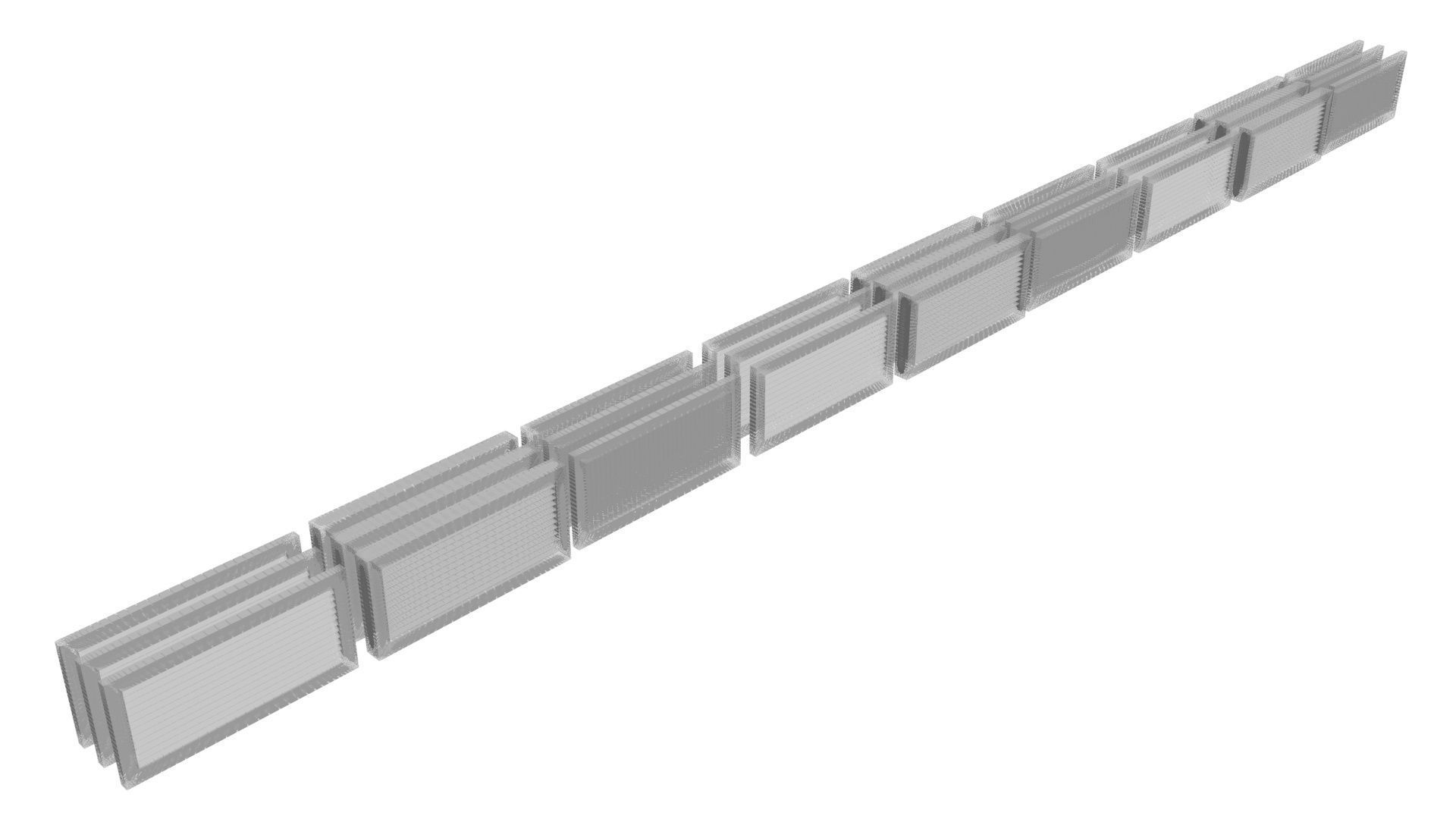 Colored Vent Covers Set 3D model_14