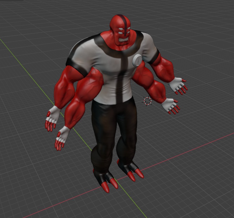 Ben 10 alien 3D model  Low-poly 3D model_3