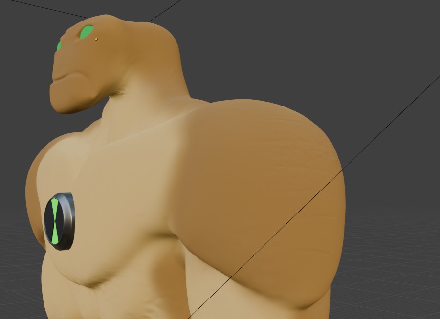 Ben 10 alien 3D model  Low-poly 3D model_18