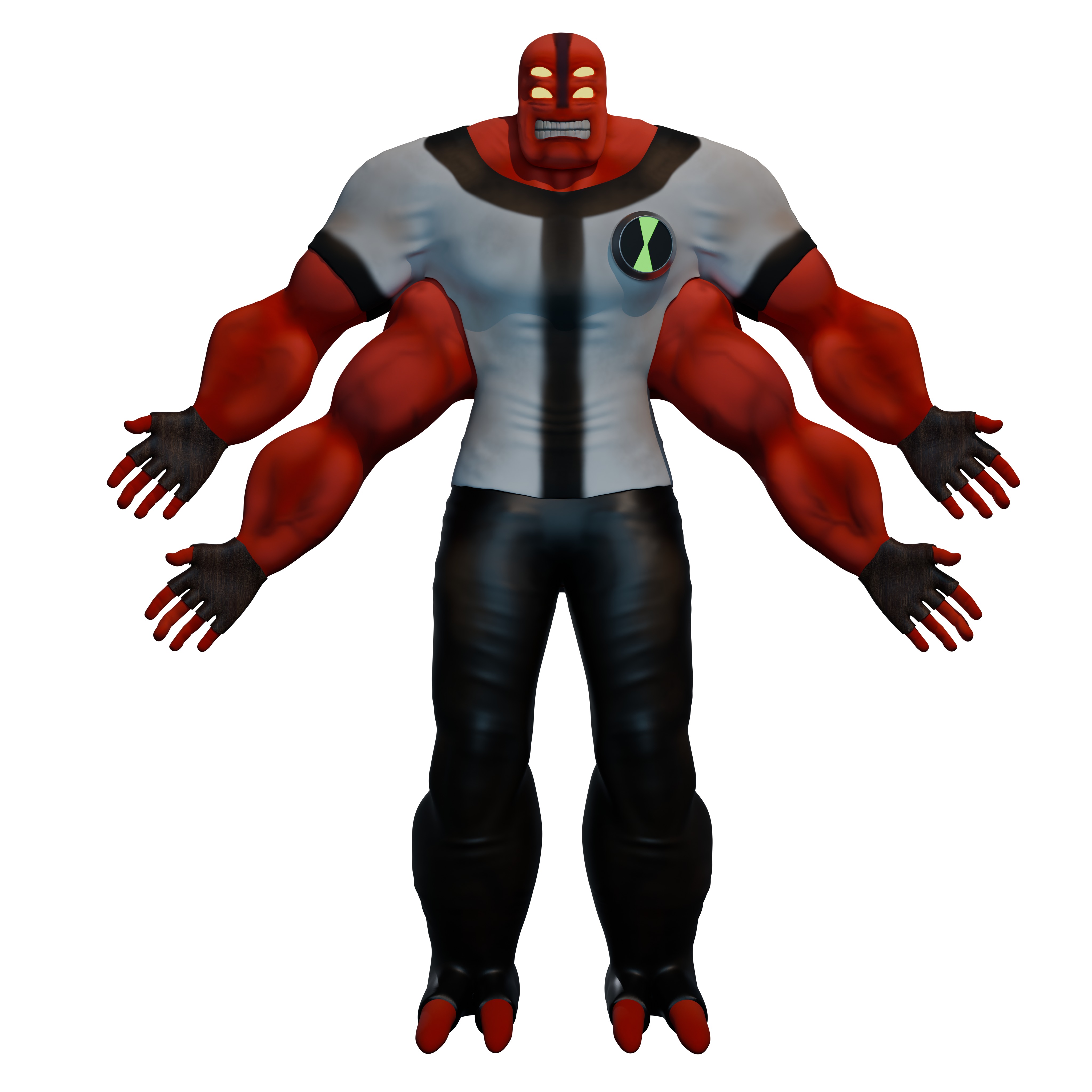 Ben 10 alien 3D model  Low-poly 3D model_1